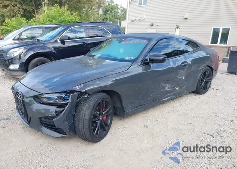 2022 BMW M440Xi from USA, damaged, VIN WBA13AR04NCK77385